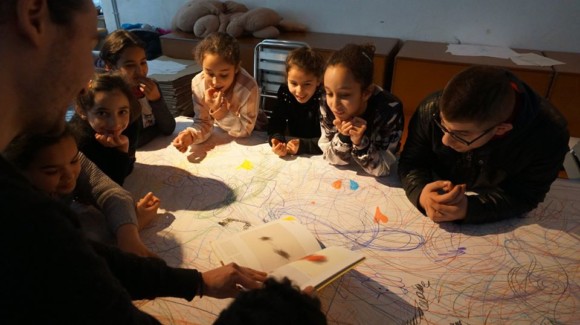 27.02.18 – 02.03.18 atelier dessin avec Morgan Patimo, <em>Dessins orchestrés</em> 27.02.18 – 02.03.18 atelier dessin avec Morgan Patimo, <em>Dessins orchestrés</em>