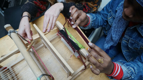 atelier tissage Taghaoussa avec Messaouda Tatah