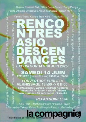 14.06.2025 18h Rencontres ~ diasporas asiatiques et asiodescendant·es