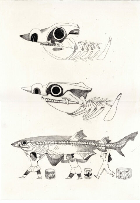 Atelier textile avec Maya Mihindou, Tempête Tambours