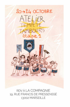 Atelier textile avec Maya Mihindou, Tempête Tambours