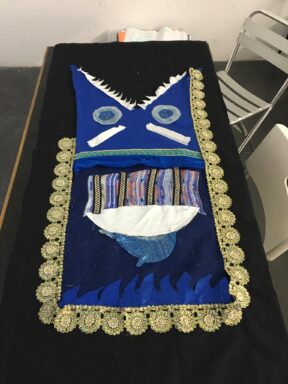 Atelier textile avec Maya Mihindou, Tempête Tambours