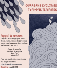 APPEL A TEXTE : OURAGANS CYCLONES TYPHONS TEMPETES